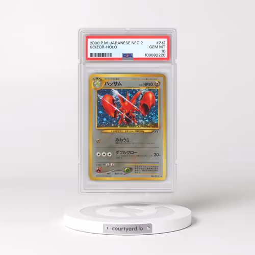 2000 Pokémon Neo 2 #212 Scizor - Holo (PSA 10 GEM MINT)