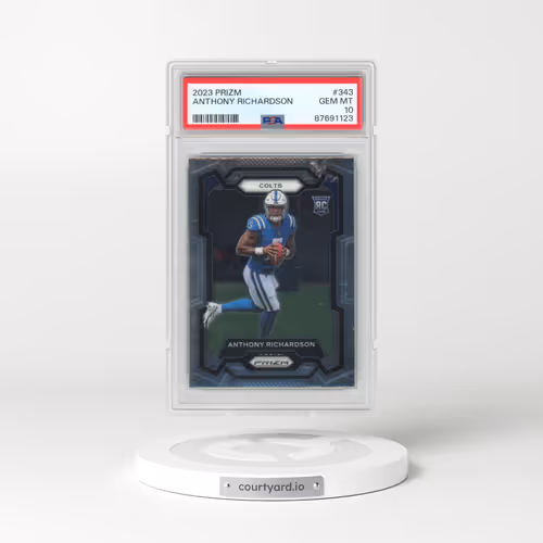 2023 Panini Prizm #343 Anthony Richardson (PSA 10 GEM MINT)
