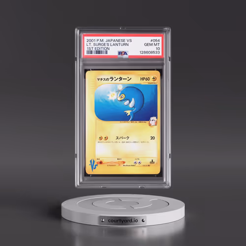 2001 Pokémon VS #054 LT. Surge's Lanturn - 1st Edition (PSA 10 GEM MINT)