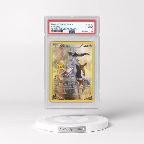 2015 Pokémon XY Black Star Promos #XY83 Arceus (PSA 9 MINT)