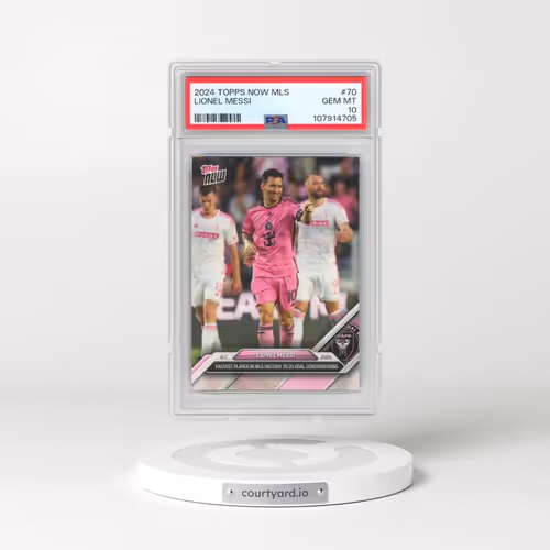 2024 Topps Now MLS #70 Lionel Messi (PSA 10 GEM MINT)