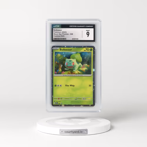 2023 Black Star Promos - Scarlet & Violet SVP EN #046 Bulbasaur - Cosmos Holo (CGC 9 MINT)