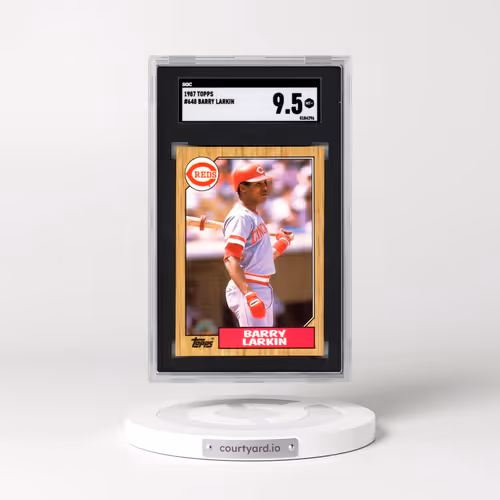 1987 Topps #648 Barry Larkin (SGC 9.5 MINT+)
