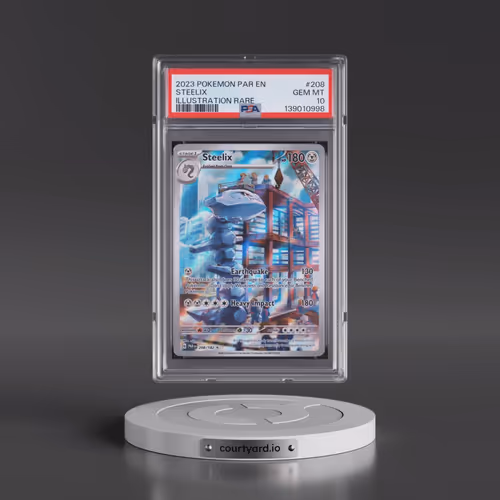 2023 Pokémon Par EN-Paradox Rift #208 Steelix - Illustration Rare (PSA 10 GEM MINT)