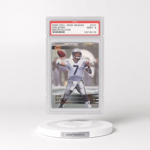 2000 Collector's Edge Graded #131 Jon Kitna - Uncirculated (PSA 9 MINT)