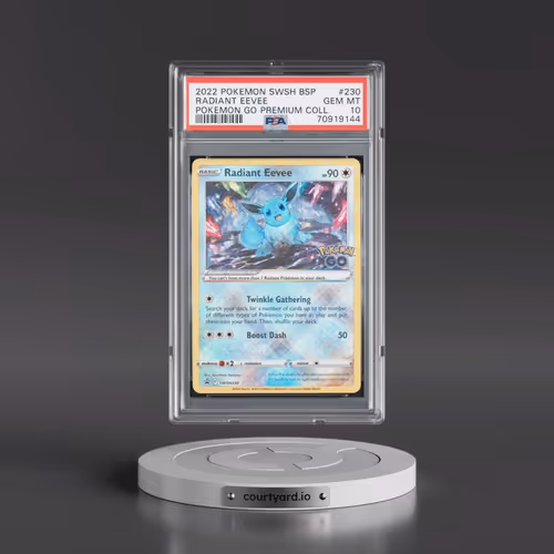 2022 Pokémon Swsh Black Star Promo #230 Radiant Eevee - Holo Pokemon Go Premium Collection Radiant E