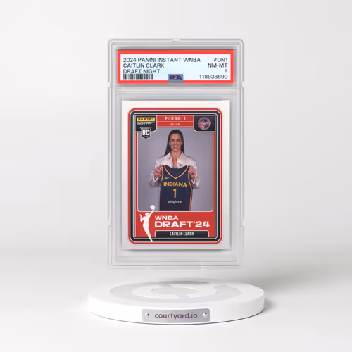 2024 Panini Instant WNBA Draft Night #DN1 Caitlin Clark (PSA 8 NM-MT)