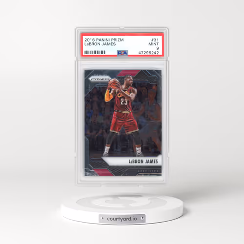 2016 Panini Prizm #31 LeBron James (PSA 9 MINT)