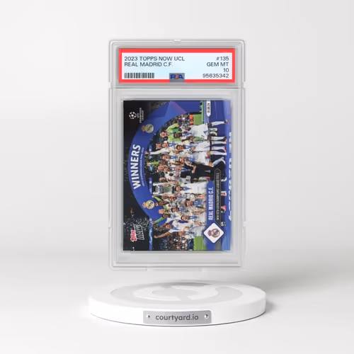 2023 Topps Now UEFA Champions League #135 Real Madrid C.F. (PSA 10 GEM MINT)