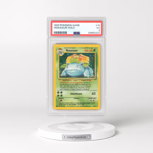 1999 Pokémon Game #15 Venusaur - Holo (PSA 3 VG)
