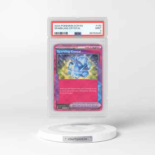 2024 Pokémon Scr EN-Stellar Crown #142 Sparkling Crystal (PSA 9 MINT)