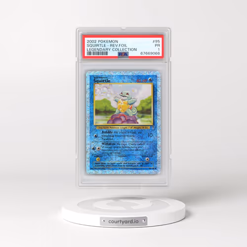2002 Pokémon Legendary Collection #95 Squirtle - Reverse Foil (PSA 1 PR)