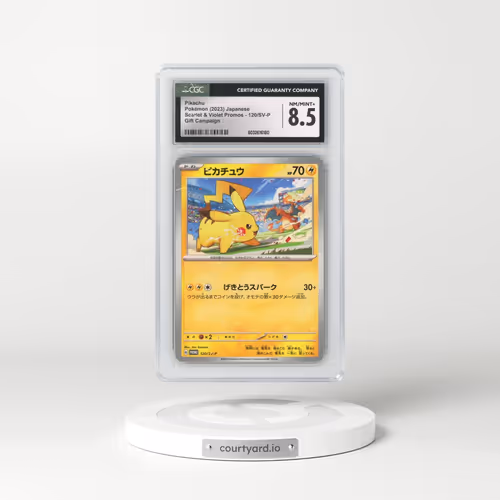 2009 Supreme Victors #120/147 Pikachu - Gym Event Campaign (CGC 8.5 NM-MT+)