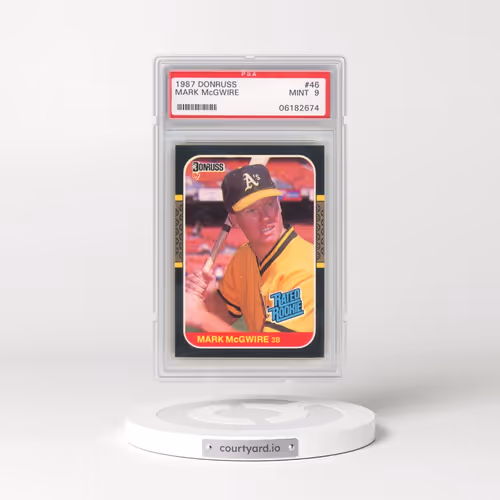 1987 Donruss #46 Mark McGwire (PSA 9 MINT)