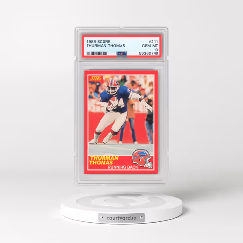 1989 Score #211 Thurman Thomas (PSA 10 GEM MINT)