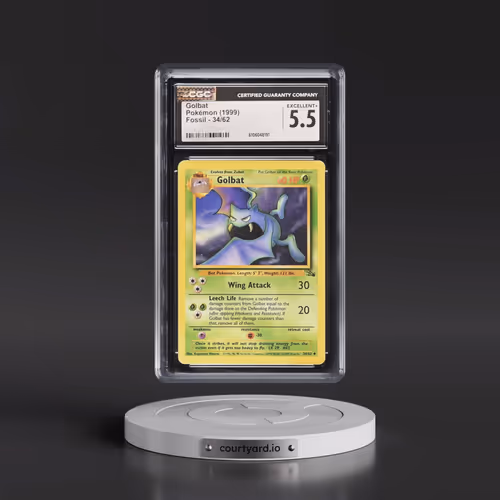 1999 Fossil #34/62 Golbat (CGC 5.5 EX+)