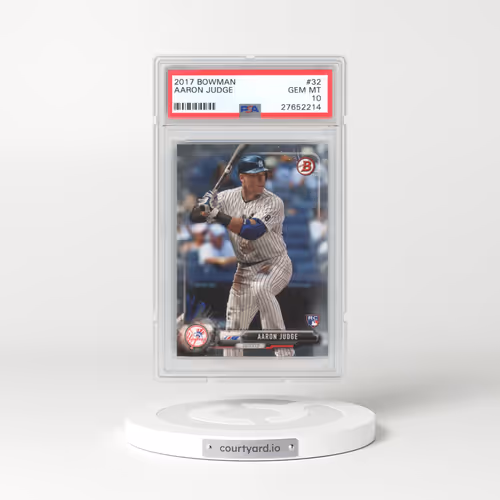 2017 Bowman #32 Aaron Judge (PSA 10 GEM MINT)