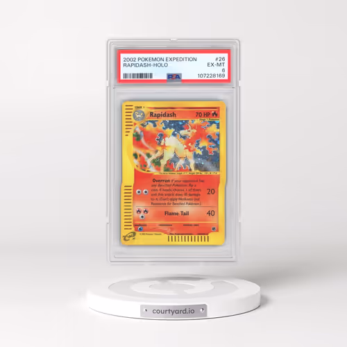 2002 Pokémon Expedition #26 Rapidash - Holo (PSA 6 EX-MT)