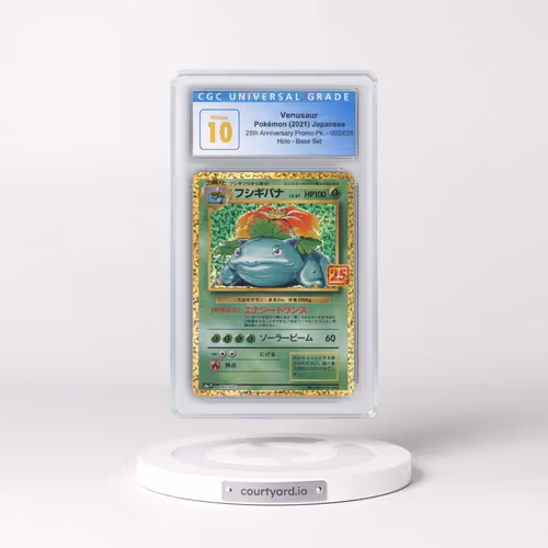 2021 25th Anniversary Promo Pack - S8a-P #002/025 Venusaur - Base Set Holo (CGC 10 PRISTINE)