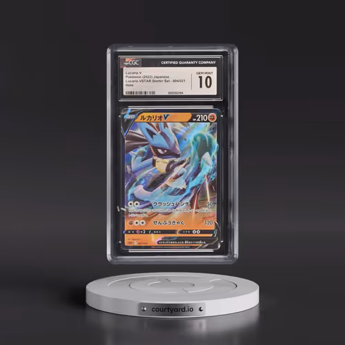 2022 (sLL) Lucario VSTAR Starter Set #004/021 Lucario V - Holo (CGC 10 GEM MINT)