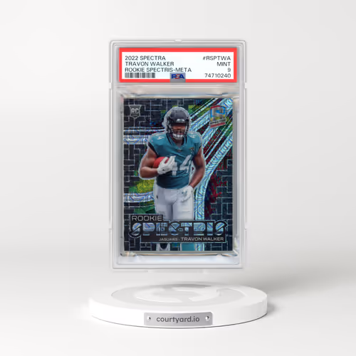 2022 Panini Spectra Rookie Spectris #RSPTWA Travon Walker - Meta (PSA 9 MINT)