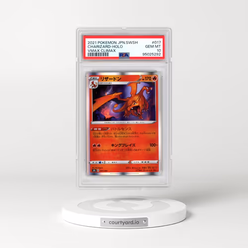 2021 Pokémon Sword & Shield Vmax Climax #017 Charizard - Holo (PSA 10 GEM MINT)