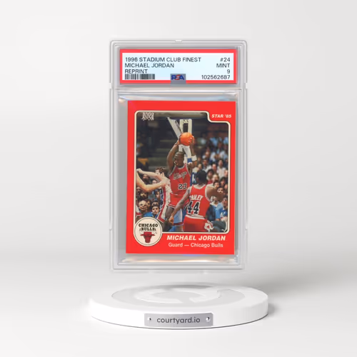 1996 Stadium Club Finest Reprint #24 Michael Jordan (PSA 9 MINT)