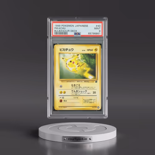 1999 Pokémon Bulbasaur Deck #40 Pikachu (PSA 9 MINT)