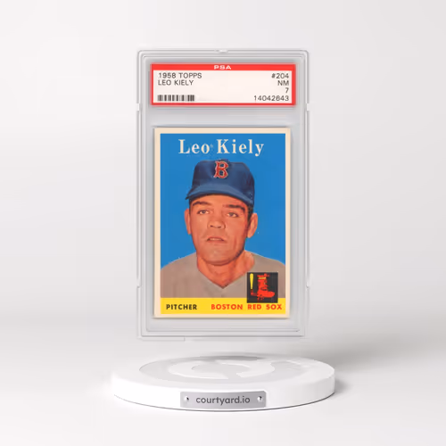 1958 Topps #204 Leo Kiely (PSA 7 NM)