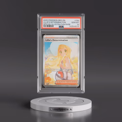 2025 Pokémon Meg EN-Mega Evolution #184 Lillie's Determination - Special Illustration Rare (PSA 10 G