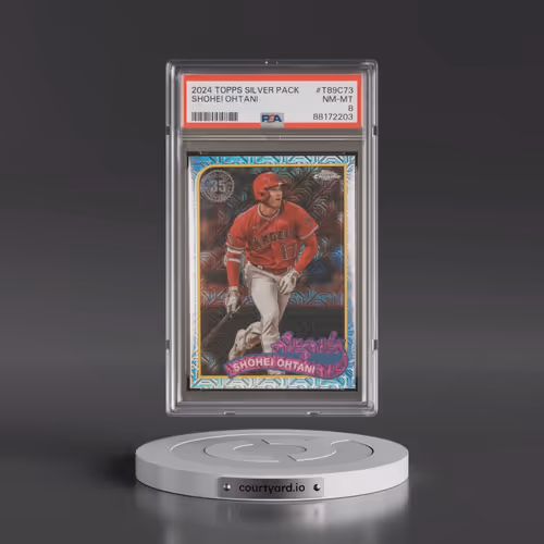 2024 Topps Silver Pack 1989 Chrome Promo #T89C73 Shohei Ohtani (PSA 8 NM-MT)