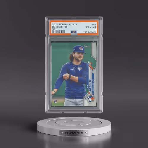 2020 Topps Update #U1 Bo Bichette - SP (PSA 10 GEM MINT)