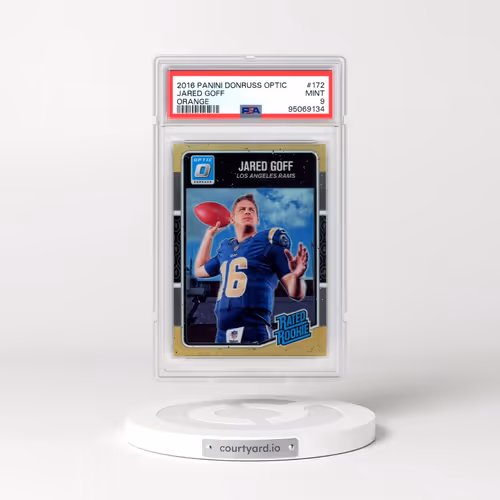 2016 Panini Donruss Optic #172 Jared Goff - Orange (PSA 9 MINT)
