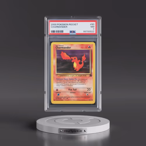 2000 Pokémon Rocket #50 Charmander (PSA 7 NM)