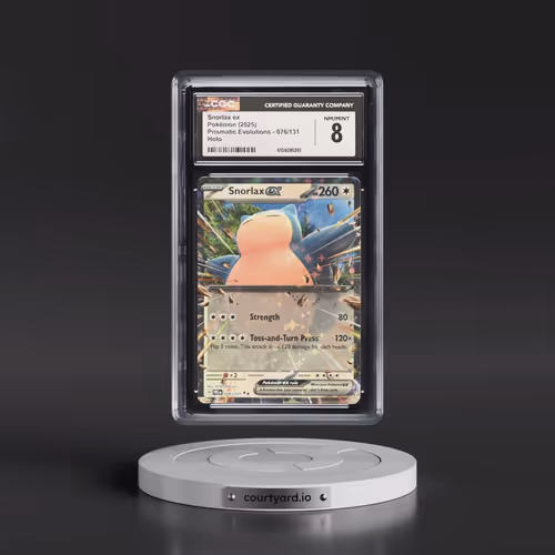 2024 Prismatic Evolutions - PRE EN #076/131 Snorlax ex - Holo (CGC 8 NM-MT)