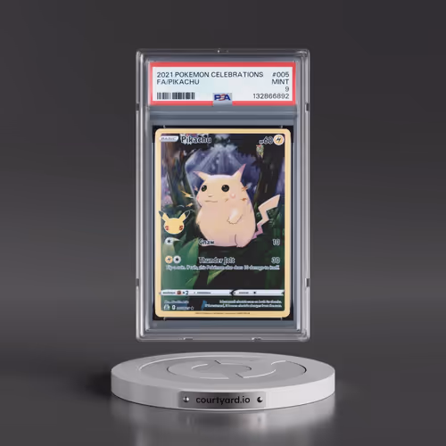 2021 Pokémon Celebrations #005 Pikachu - Full Art (PSA 9 MINT)