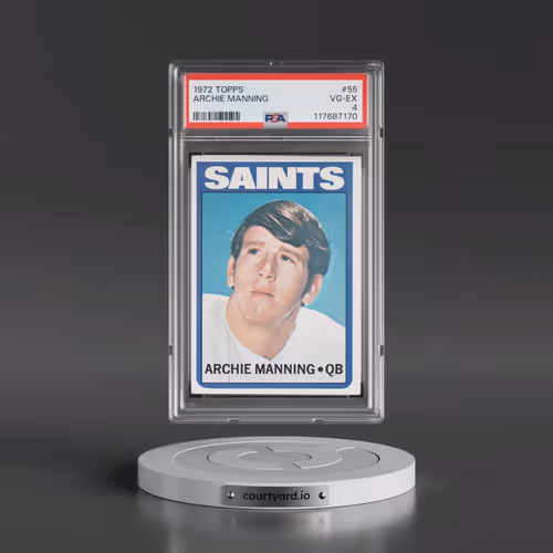 1972 Topps #55 Archie Manning (PSA 4 VG-EX)