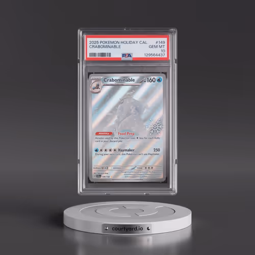 2025 Pokémon Holiday Calendar #149 Crabominable (PSA 10 GEM MINT)