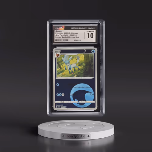 2025 Gem Pack Volume 2 - CBB2C - Simplified #08 02/14 Glaceon - Reverse Holo Energy Symbol (CGC 10 G