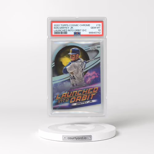 2022 Topps Cosmic Chrome Launched Into Orbit Die-Cut #16 Ken Griffey Jr (PSA 10 GEM MINT)