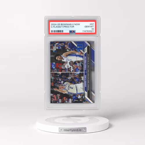 2024-25 Bowman U Now #97 Cooper Flagg/Tyrese Proctor (PSA 10 GEM MINT)