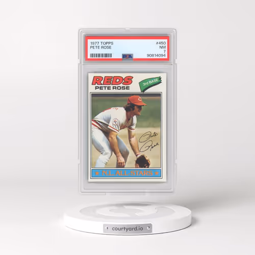 1977 Topps #450 Pete Rose (PSA 7 NM)