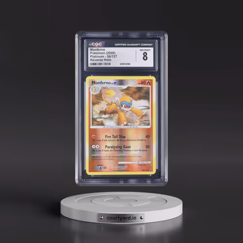 2009 Platinum #56/127 Monferno - Reverse Holo (CGC 8 NM-MT)