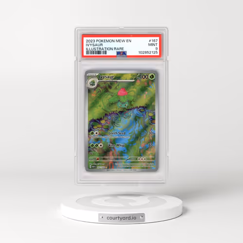 2023 Pokémon Mew EN-151 #167 Ivysaur - Illustration Rare (PSA 9 MINT)