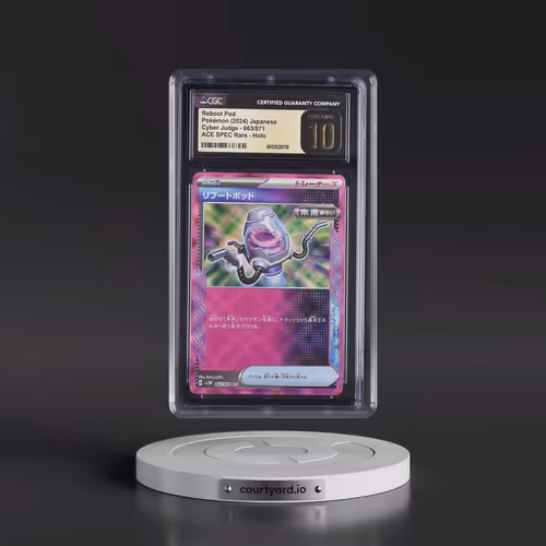 2024 Cyber Judge #063/071 Reboot Pod - ACE SPEC Rare Holo (CGC 10 PRISTINE)
