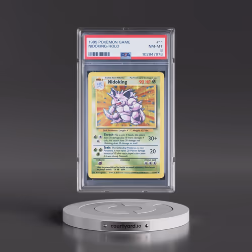 1999 Pokémon Game #11 Nidoking - Holo (PSA 8 NM-MT)