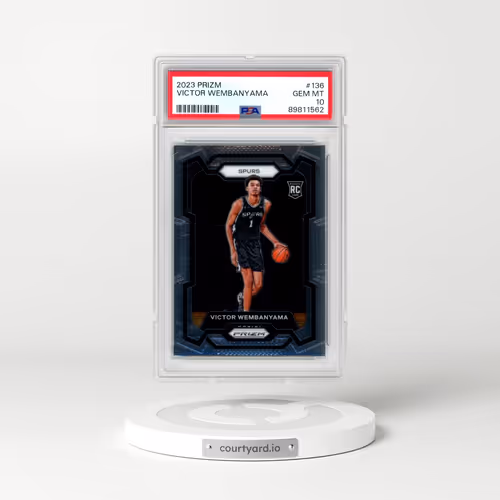 2023 Panini Prizm #136 Victor Wembanyama (PSA 10 GEM MINT)