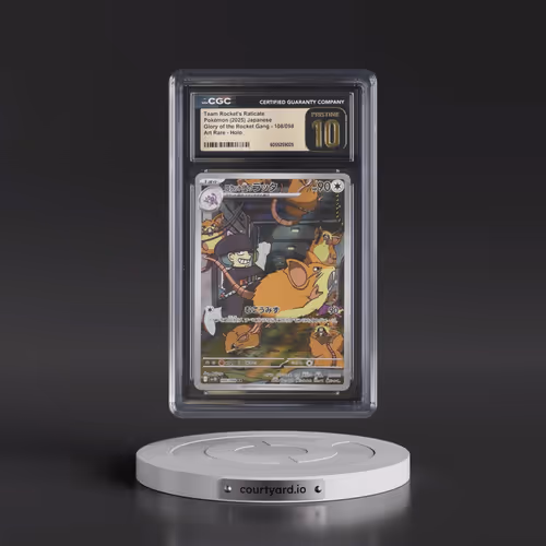 2025 Glory of the Rocket Gang - sv10 #108/098 Team Rocket's Raticate - Art Rare Holo (CGC 10 PRISTIN