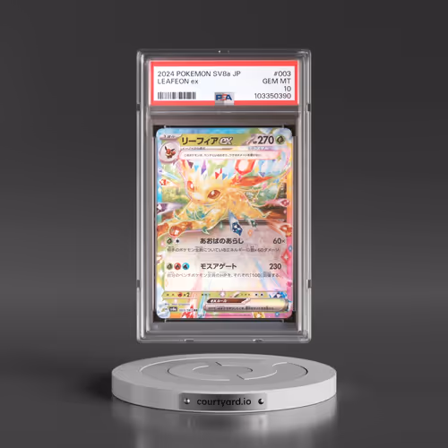 2024 Pokémon Sv8a-Terastal Fest EX #003 Leafeon EX - Holo (PSA 10 GEM MINT)