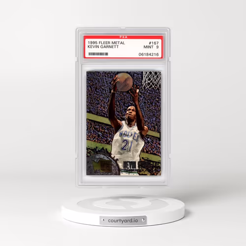 1995 Metal #167 Kevin Garnett (PSA 9 MINT)
